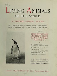 Cover of The Living Animals of the World,...