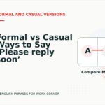 Formal vs Casual Ways to Say ‘Please reply soon’